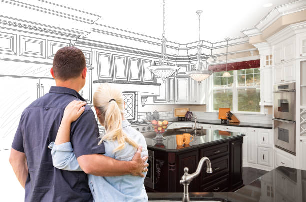 Professional Cabinet Installation technician working in Franklin Park, FL